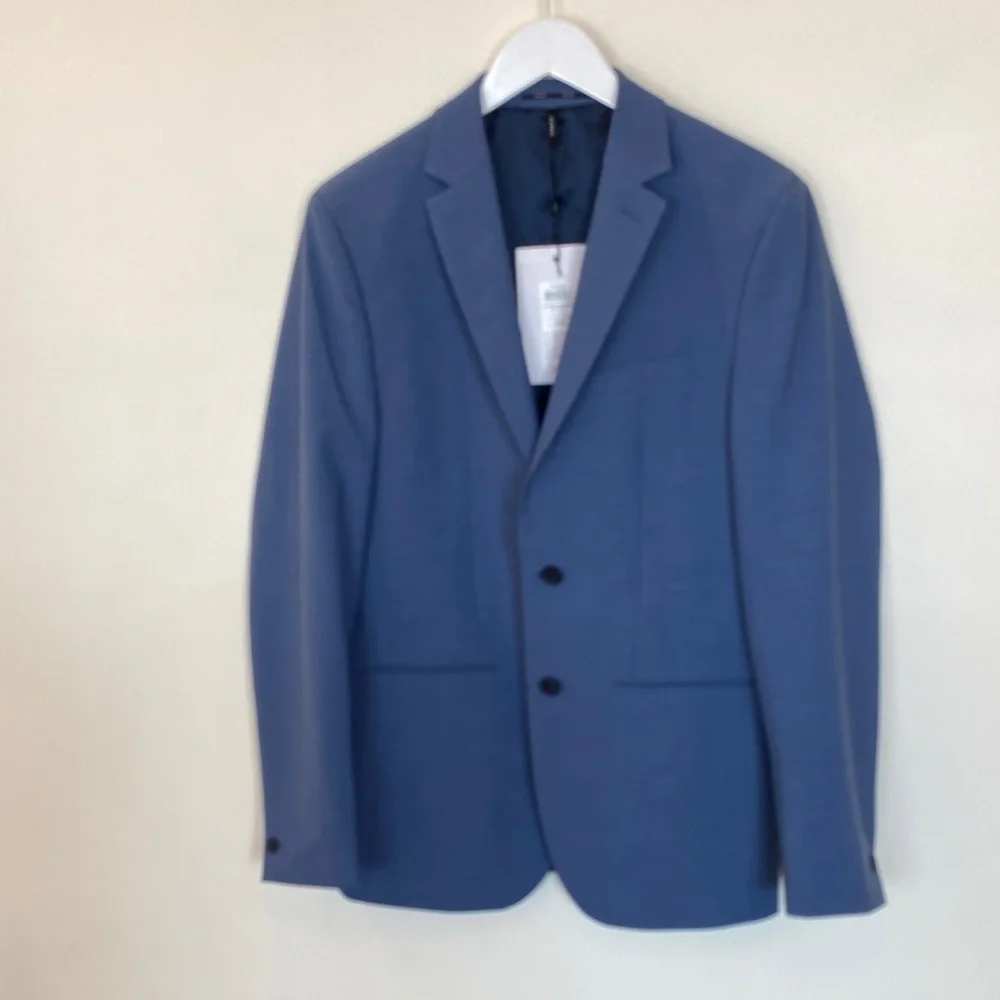Selected  Hommes Modern Classic Slim Fit Suit Blazer Jacket Luxury Josh Blue 38R
